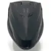 Black paintball hopper with logo.