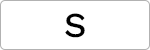Black letter S on a white background.