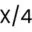 Here's an alt tag for the image: `3X over 4X`