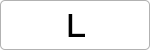 White label with the letter L.