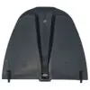 Black plastic battery compartment cover.