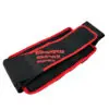 Empire paintball harness with red trim.