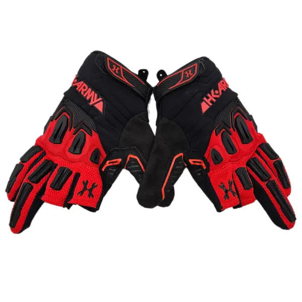 HK Army red and black gloves.