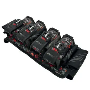 Here's an alt tag for the image: HK Army paintball pod pack, floral camo.