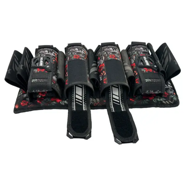 Here's an alt tag for the image: `HCARMY paintball pod pack, floral camo`