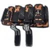 Tactical pouch with camouflage design.
