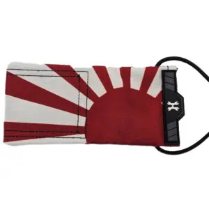 Japanese rising sun flag face mask.