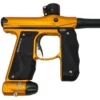 Gold and black paintball gun.