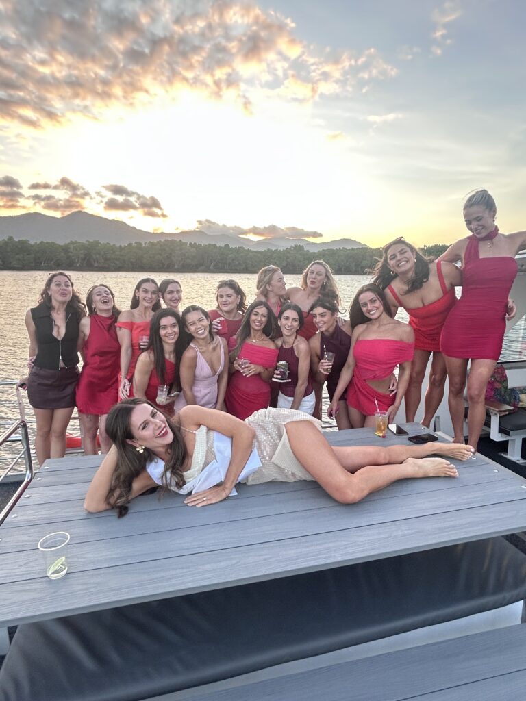 hens on cairns party boat